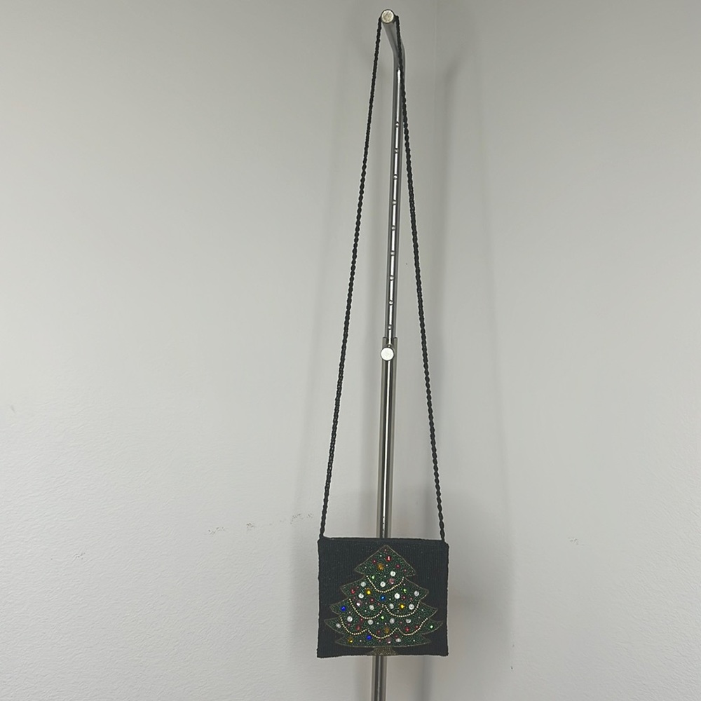 🔹 Beaded Christmas Tree Bag - Picture 3 of 4